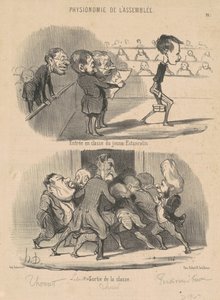 Entry into Class of Young Estancelin by Honoré Daumier