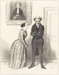 And to think that there are three... accused that I could not convict!... by Honoré Daumier