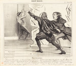 Dramatic Farce by Honoré Daumier