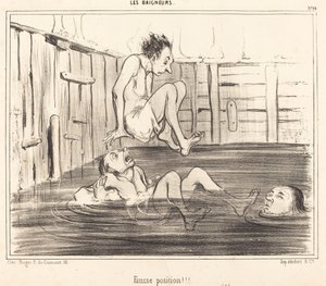 False Position!!! by Honoré Daumier