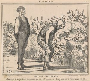 I Must See How the Grapes Ripen by Honoré Daumier