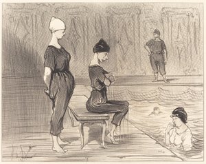 All Being Part of the Most Beautiful Half... by Honoré Daumier