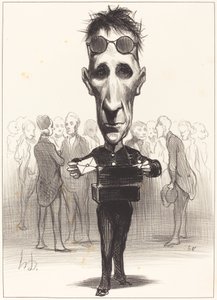 Félix Saint-Priest by Honoré Daumier