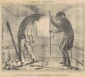 You must find me... three pieces... by Honoré Daumier