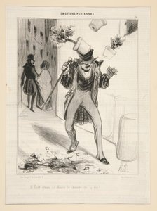 We Must Sow Flowers on the Path of Life! by Honoré Daumier