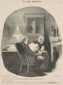 It seems that the sea serpent has been seen again... by Honoré Daumier