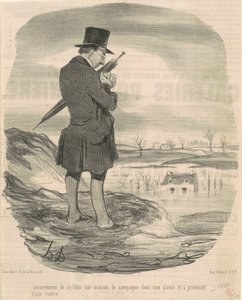 The Inconvenience of Building a Country House by Honoré Daumier
