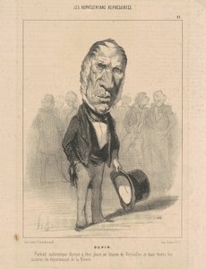 J. Jacques Dupin by Honoré Daumier