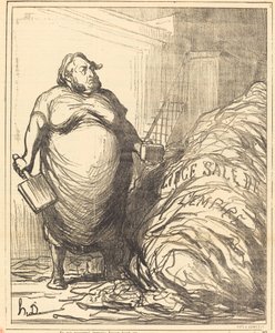 I Could Never Wash All That by Honoré Daumier