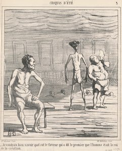 I would really like to know who ... by Honoré Daumier