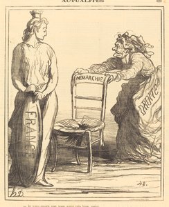 I assure you that you will be very well seated by Honoré Daumier