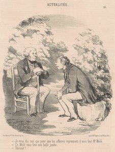 I tell you ... we need Mr. Molé ... by Honoré Daumier