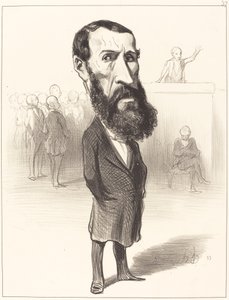 Jean-Louis Greppo by Honoré Daumier