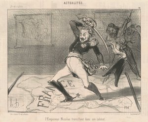 Emperor Nicholas working in his office