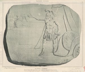 The Anger of Agamemnon by Honoré Daumier
