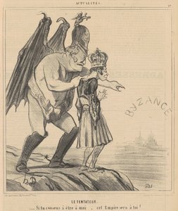 The Tempter by Honoré Daumier
