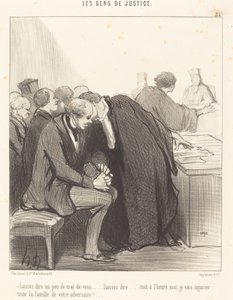 Let Them Speak a Little Ill of You... by Honoré Daumier