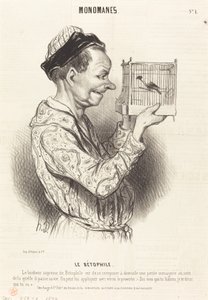 The Beast Lover by Honoré Daumier