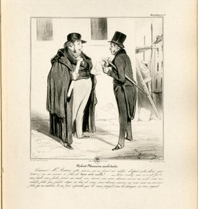 Le Charivari, Satirique en N & B by Honoré Daumier