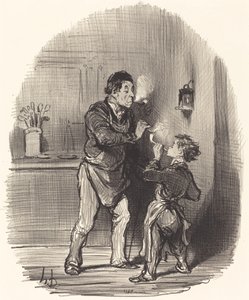 The Philosopher Ragpicker by Honoré Daumier