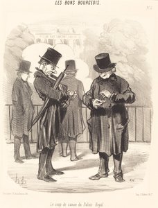 The Cannon Shot of the Palais-Royal by Honoré Daumier