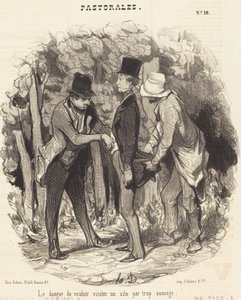 The Danger of... Visiting a Too Wild Site by Honoré Daumier
