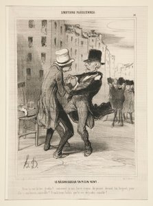 The Degreaser in the Open Air by Honoré Daumier