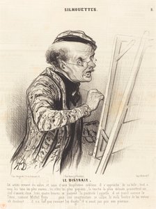 The Distracted by Honoré Daumier