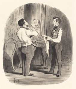 The Day When It Comes to Making a Conquest by Honoré Daumier