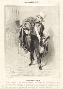 The Clothes Merchant by Honoré Daumier