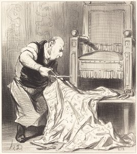 The New Crown Upholsterer... by Honoré Daumier