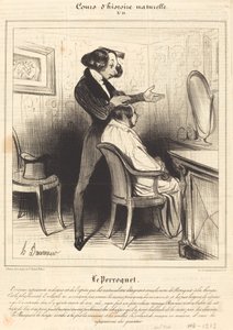 The Parrot by Honoré Daumier