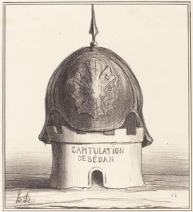 The Crowning of His Edifice by Honoré Daumier