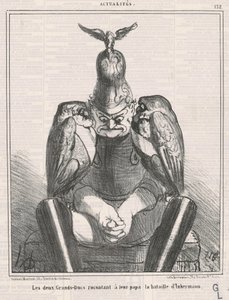 The Two Grand Dukes Telling... Inkermann by Honoré Daumier