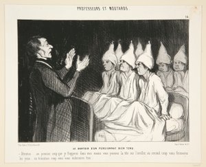 The Dormitory by Honoré Daumier