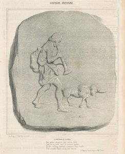 The Return of Ulysses by Honoré Daumier