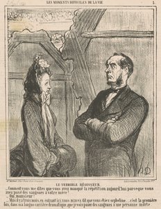 The Terrible Manager by Honoré Daumier
