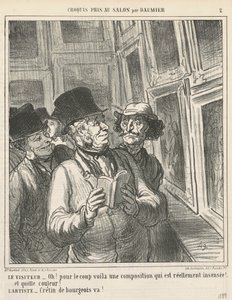 The Visitor by Honoré Daumier