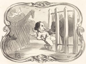 The Misfortunes of Chemist Dumas by Honoré Daumier