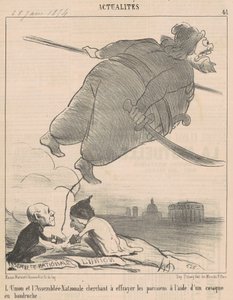 The Debates... by Honoré Daumier