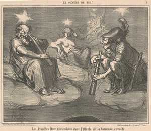 The Planets Themselves in by Honoré Daumier
