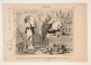 The Scholars by Honoré Daumier