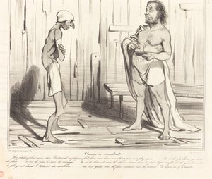 Man in Natural State by Honoré Daumier