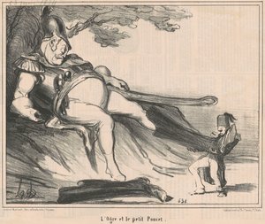 The Ogre and the Little Thumb by Honoré Daumier