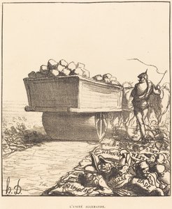 German Unity by Honoré Daumier