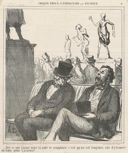 What I like in the sculpture room by Honoré Daumier