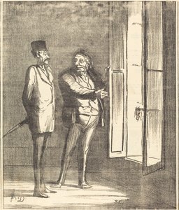 Monsieur Will Be Very Well Here... by Honoré Daumier