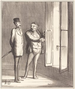Sir Will Be Very Well Here... by Honoré Daumier