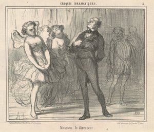 Mr. Director by Honoré Daumier
