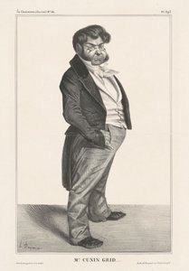 Mr. Cunin Grid...(Cunin-Gridaine) by Honoré Daumier